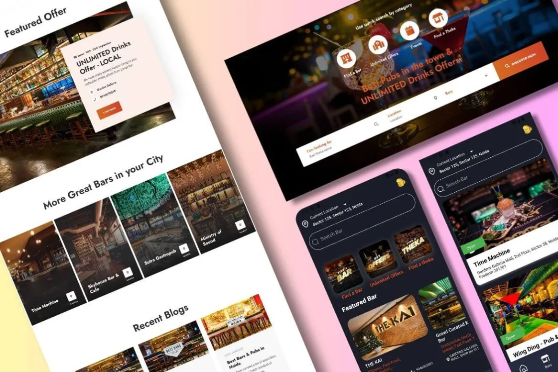 Bar & Drinks Offer Platform