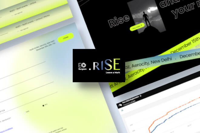 EO Rise Event Website