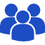 multiple users silhouette icon